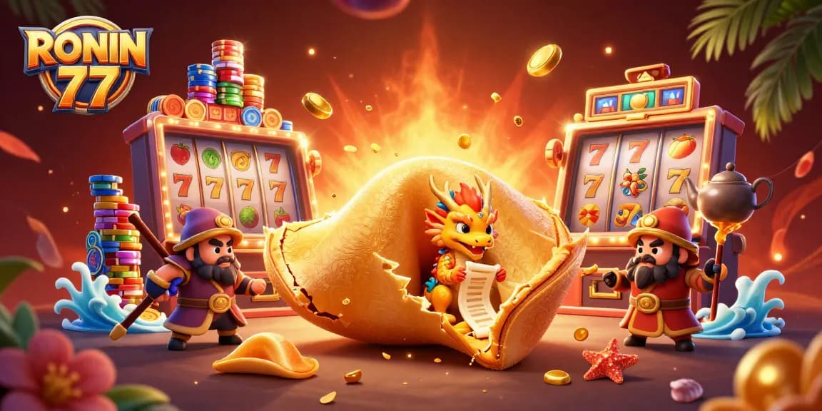 Spin the reels and gamble with RONIN 77 for golden fortunes in an exciting slot adventure.