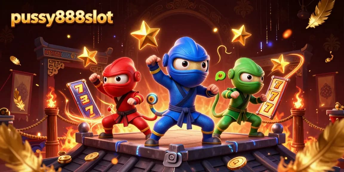 Engage in thrilling gameplay with pussy888slot, featuring vibrant chameleons and dynamic slot elements.