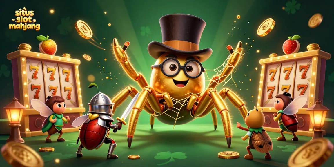 Permainan di situs slot mahjong dengan simbol slot yang berwarna-warni dan karakter menarik