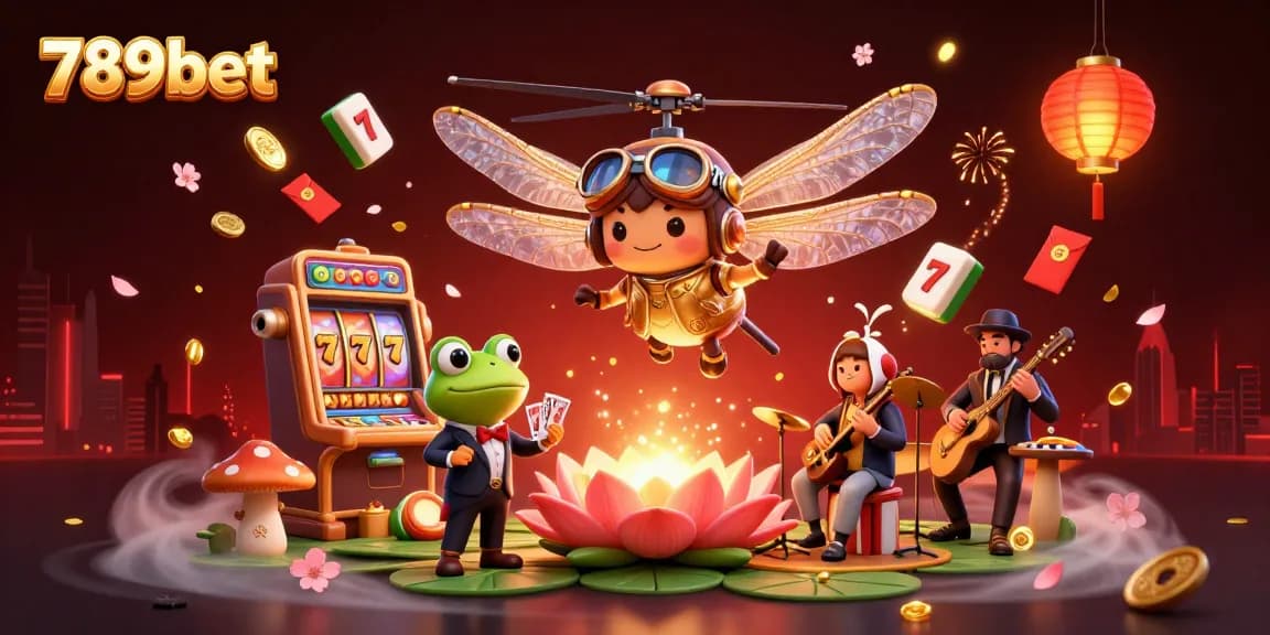 Experience thrilling gaming at 789bet with vibrant slot machines and dynamic casino elements.