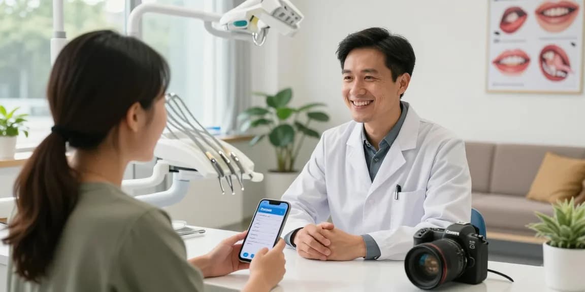 Find a dentist with our site easily in a modern dental clinic setting.