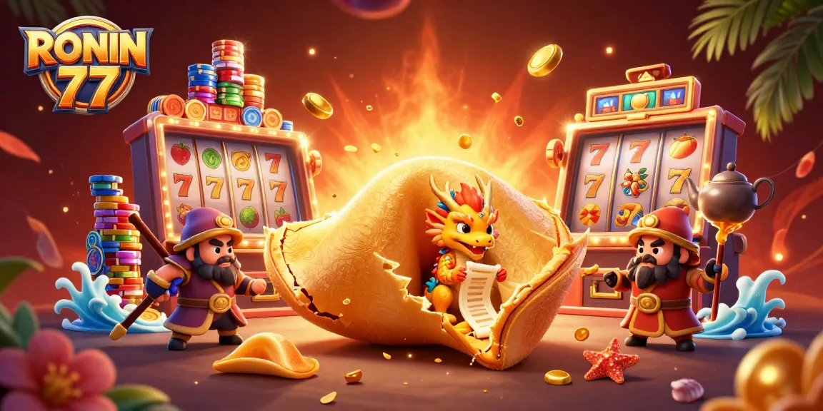 Spin the reels and gamble with RONIN 77 for golden fortunes in an exciting slot adventure.