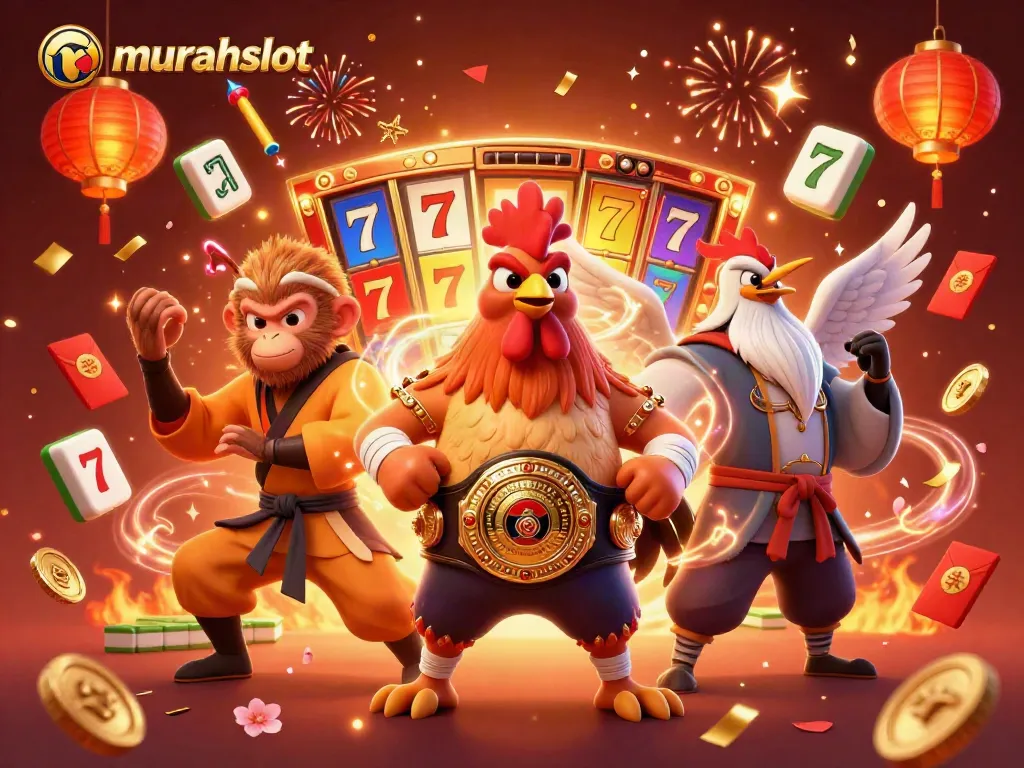 Murahslot meningkatkan peluang menang jackpot dengan slot dan karakter 3D di suasana meriah.