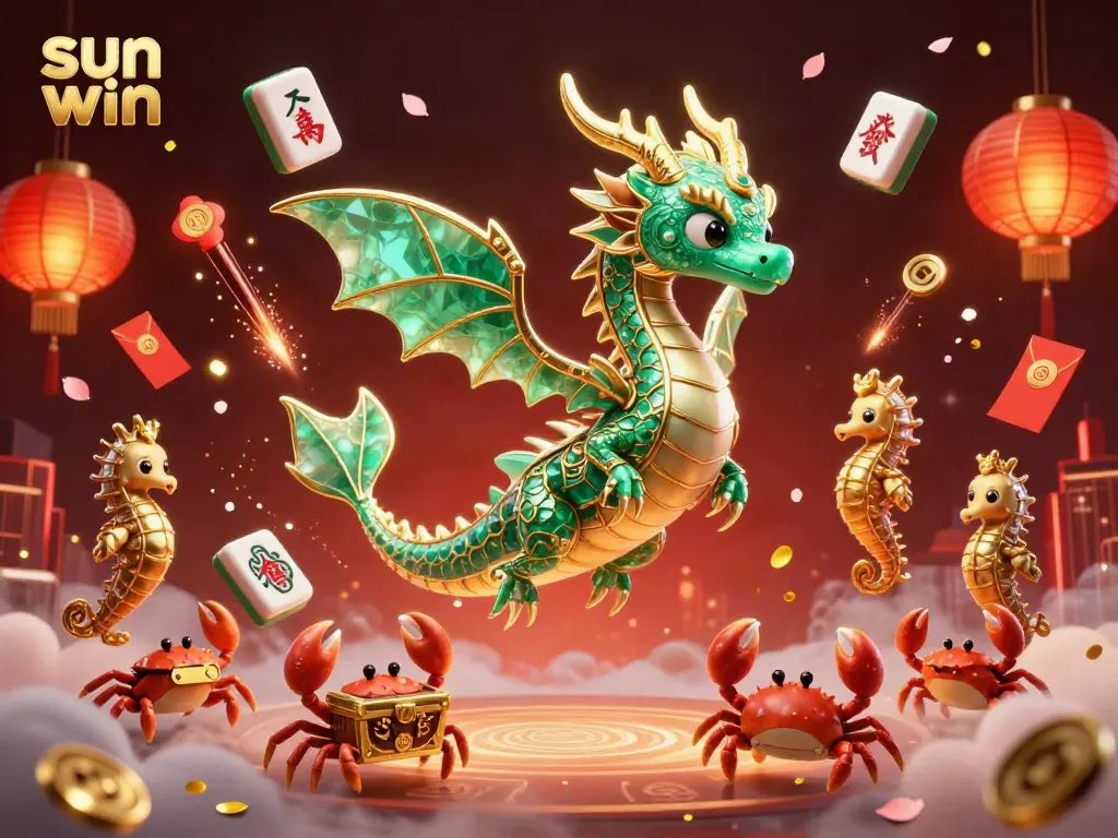 Experience the thrill of sun win with vibrant casino elements and dynamic characters in an enchanted setting.