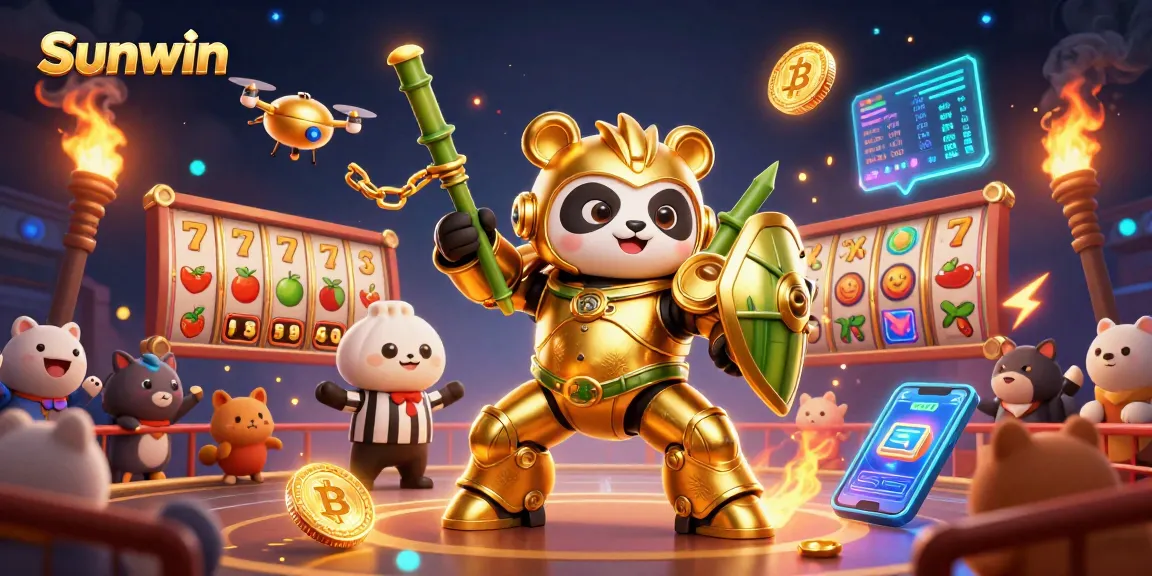 Experience thrilling gameplay at Sunwin with action-packed casino elements in a vibrant arena