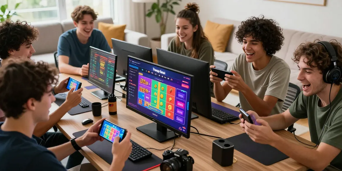 Tiranga Game platform with players enjoying color prediction games and social interaction in a vibrant living room.