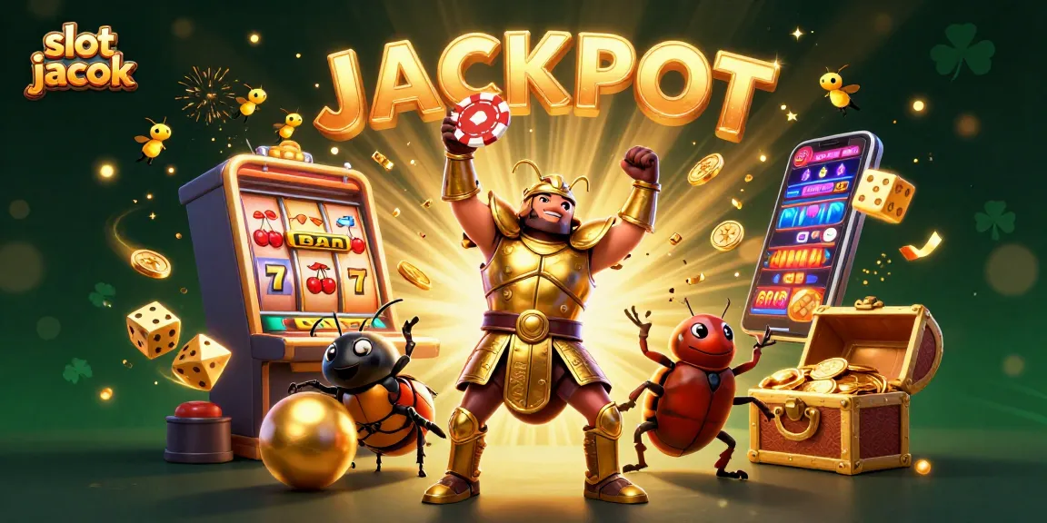 Slot jackpot tercapai saat kumbang hercules beraksi mengangkat chip judi di tengah harta karun emas.