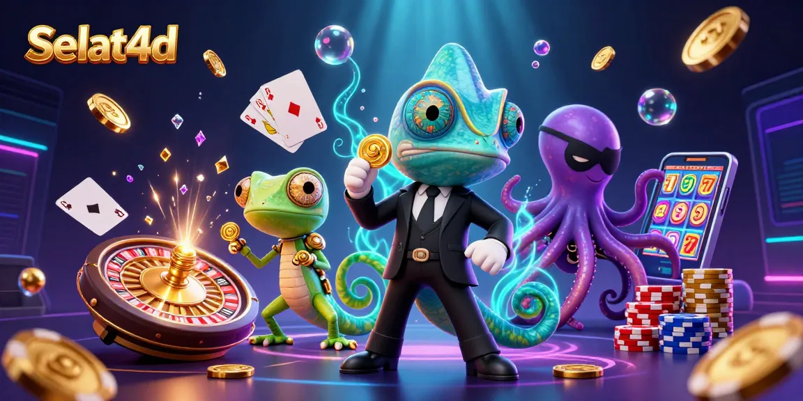 Experience the thrilling world of selat4d with colorful characters and vibrant casino action.