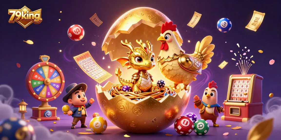 Experience excitement with 79king., featuring a golden dragon and a vibrant dynamic scene.