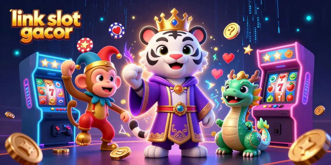 Spin the reels with link slot gacor as the elegant tiger and playful monkey bring luck to players.