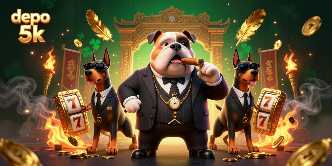 Experience the excitement of depo 5k with vibrant 3D casino characters and dynamic gaming elements.