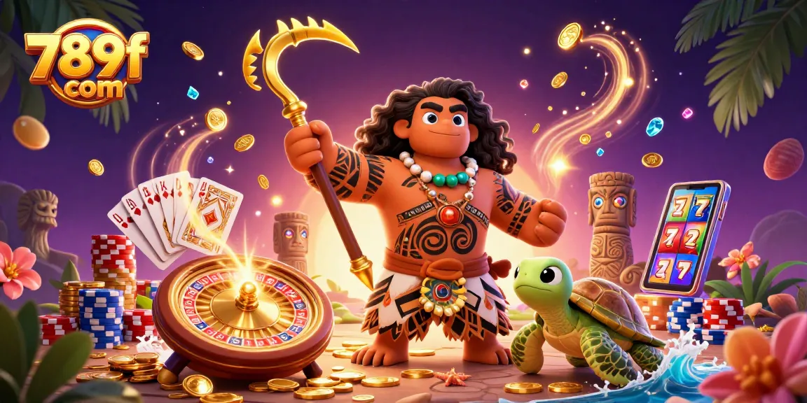 Experience the thrill of winning at 789f com with this vibrant casino illustration.