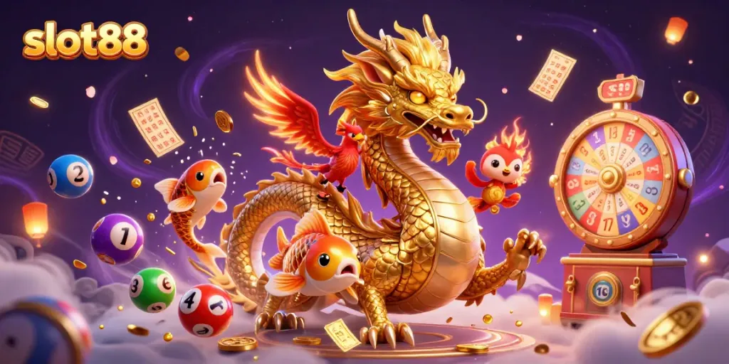 Menangkan jackpot menarik di slot88 dengan mesin slot dan elemen kasino yang dinamis.