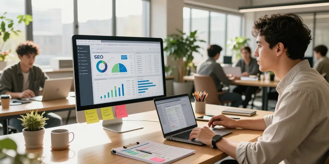 Collaborative workspace focusing on white label pbn links strategies with engaging digital marketing team members.