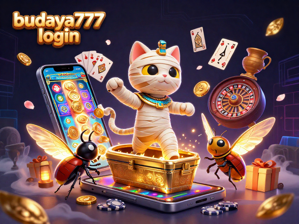 Masuk ke dunia BUDAYA777 login dan nikmati kasino dengan mumi kucing dan smartphone permainan.