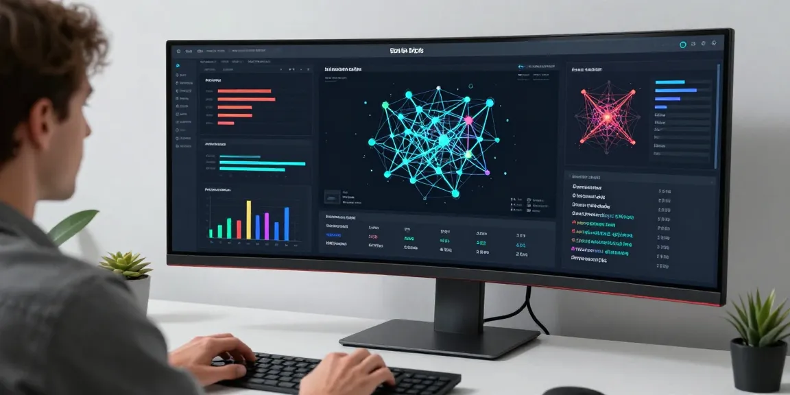 AI-powered SaaS platform tubeorigin visualizing machine learning insights and data automation.