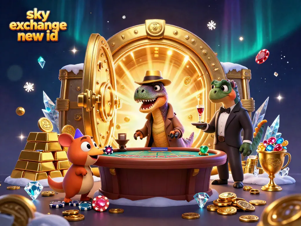 Sky Exchange new ID boosts your betting experience at the casino featuring a velociraptor counter.