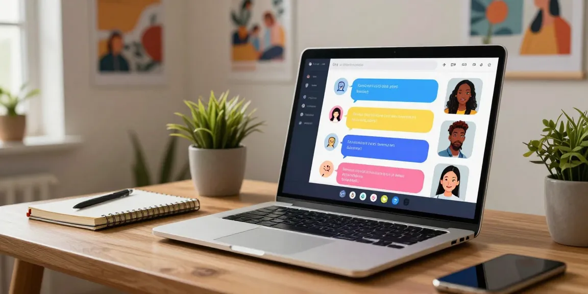Engaging user experience with crush on ai in a cozy virtual chat environment, showcasing diverse AI characters and an emotional connection.