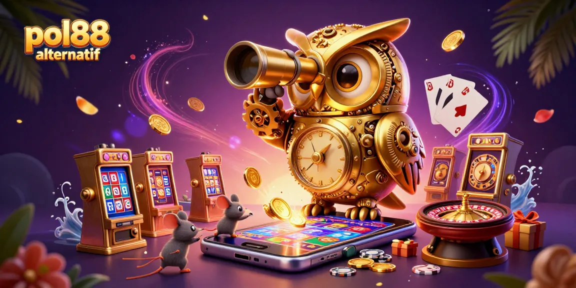 Gambarlah pengalaman seru pol88 alternatif dengan permainan slot yang memukau dan karakter kasino yang menghibur.