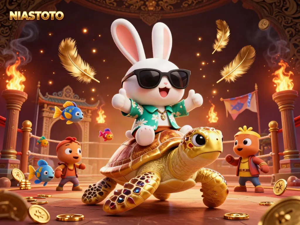 NIASTOTO menghadirkan ilustrasi kasino yang menyoroti kelincahan dan warna dalam pengalaman bermain game online.