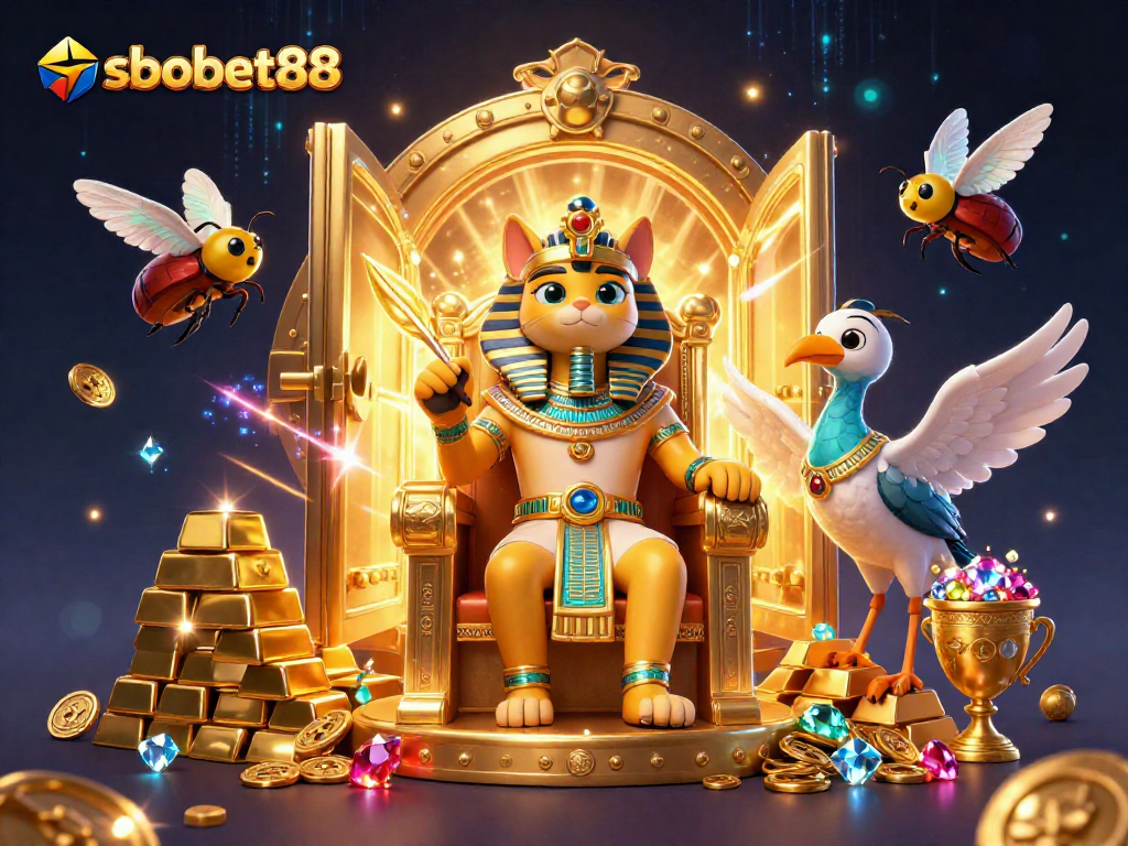 Win big with sbobet88 as the pharaoh cat reigns over treasures of sports betting.