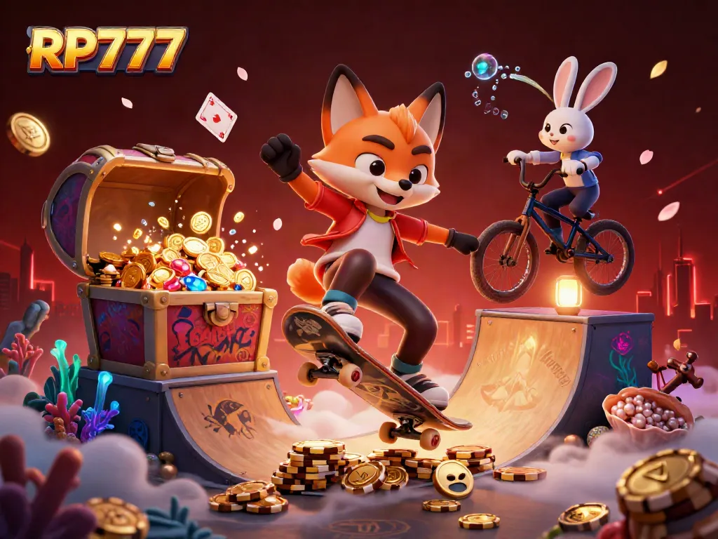 Mainkan slot terbaru di RP777 dengan grafik kartun menarik dan suasana kasino yang mengasyikkan.