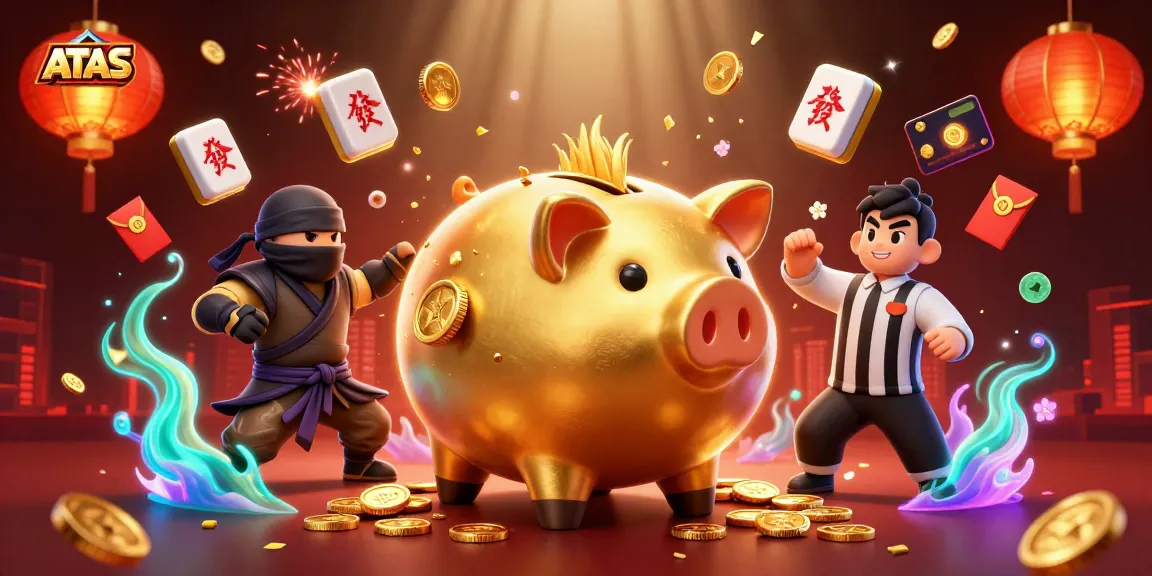 Experience the thrill of ATAS with vibrant gaming elements swirling around the dynamic characters.