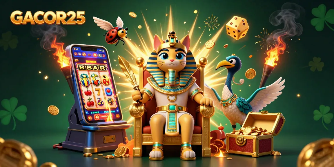 Experience GACOR25's thrilling jackpot action featuring dynamic casino elements and vibrant characters.