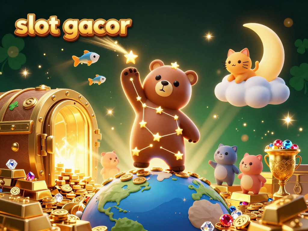 Experience thrilling slot gacor features with dynamic characters harvesting riches and gaming excitement.