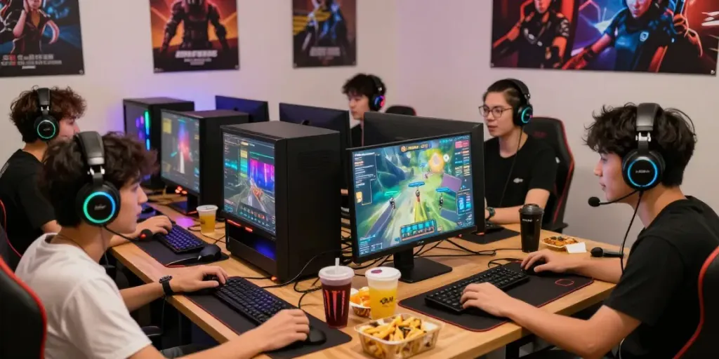 Pengalaman bermain diana4d dengan pemain muda dan suasana gaming yang seru.