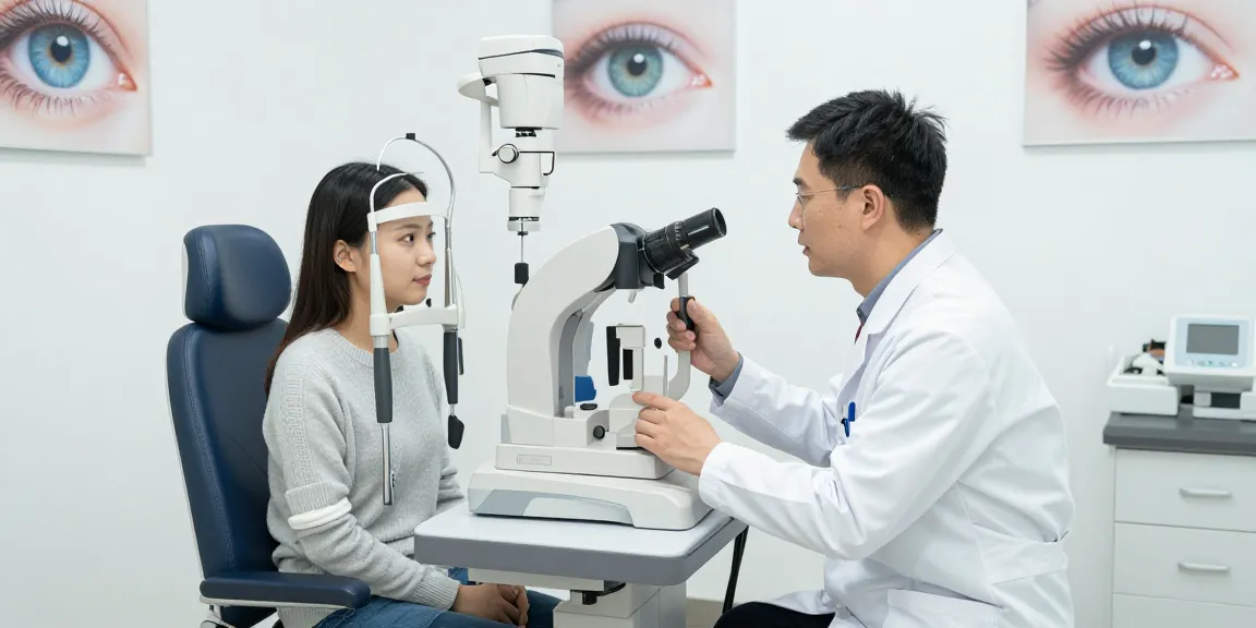 SNU Eye Clinic's advanced eye examination highlighting personalized care and expertise.