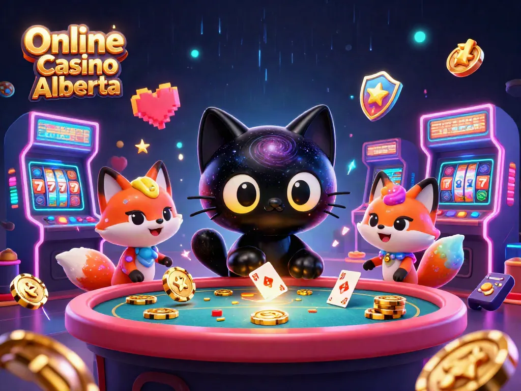 Engage with top games at Online Casino Alberta with vibrant casino imagery highlighting fun elements