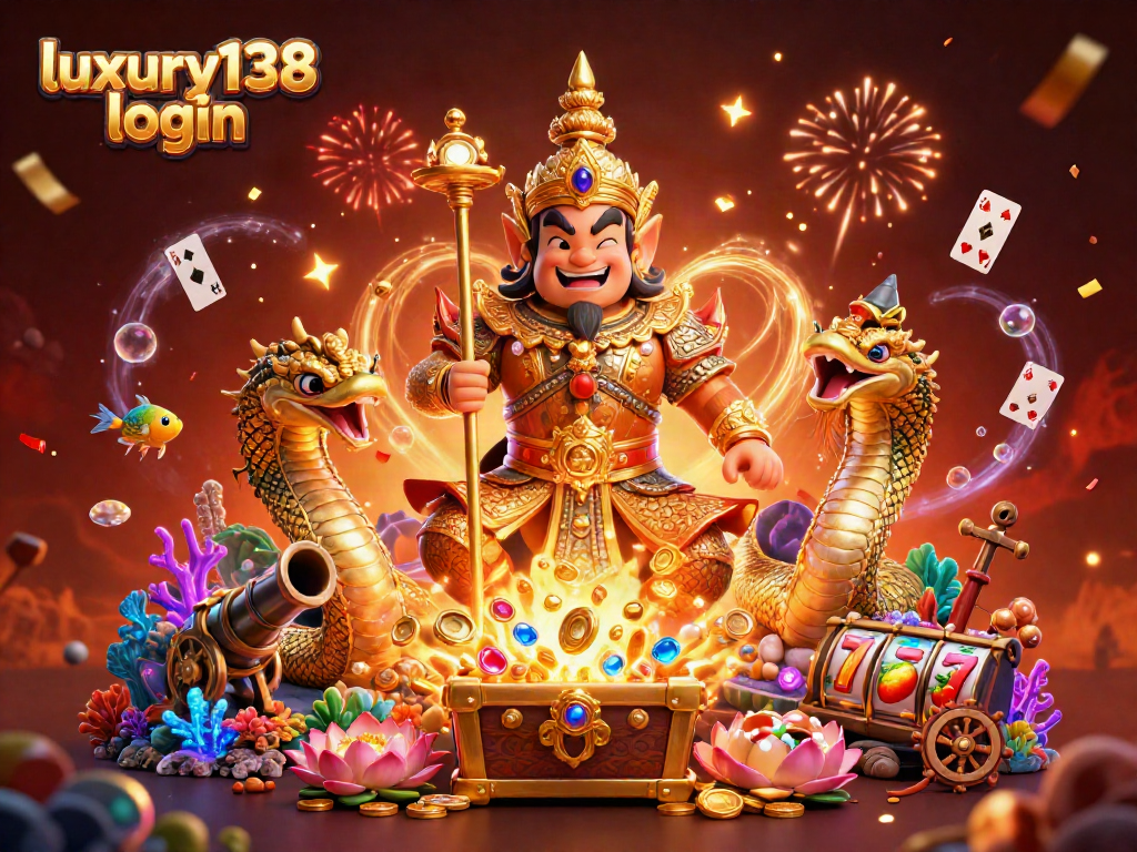 luxury138 login memberikan pengalaman judi slot terbaik dengan slot gulungan, koin emas, dan ikan menembak.