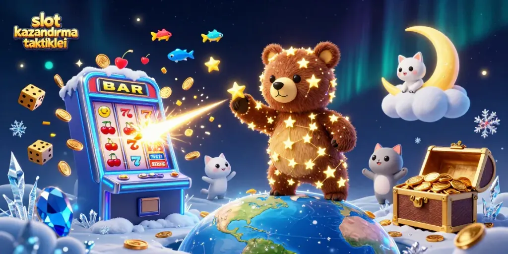 Experience exciting slot kazandırma taktikleri with cosmic characters and dynamic casino elements