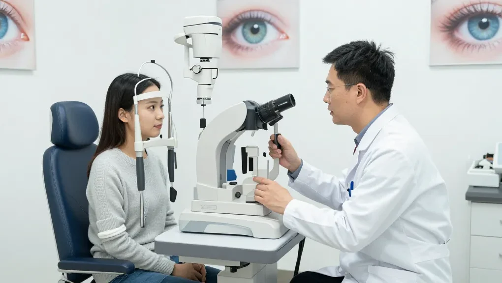 SNU Eye Clinic's advanced eye examination highlighting personalized care and expertise.