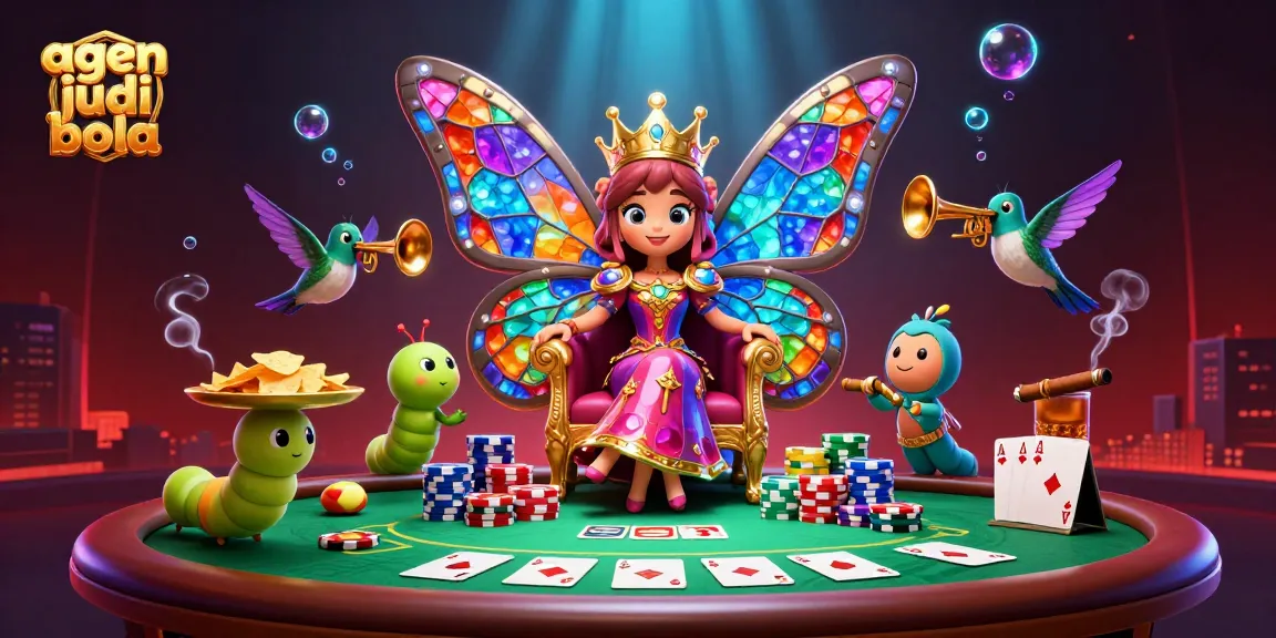 Experience thrilling wagers with agen judi bola in this dynamic 3D casino scene.