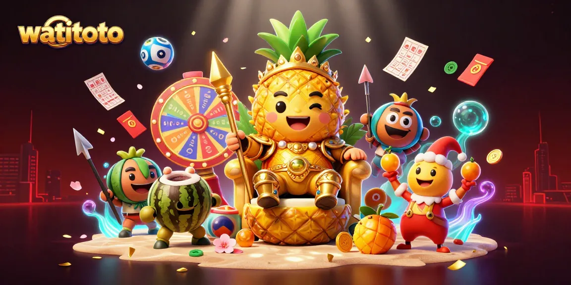 Place bets on watitoto with the golden pineapple king and exciting lottery elements!