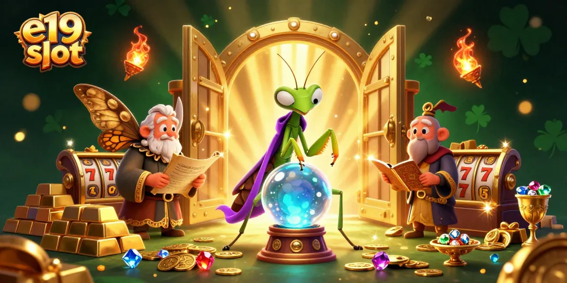 Spin exciting reels at e19 slot with vibrant treasures and mystical characters.